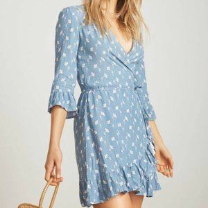 Faithfull the Brand Carmel Wrap Floral Dress